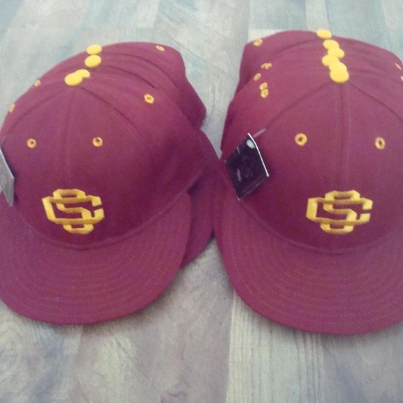 Other - USC TROJANS 10HAT LOT 1980S USA MADE USA MADE CAP HAT 6 5/8 TO SIZE 7